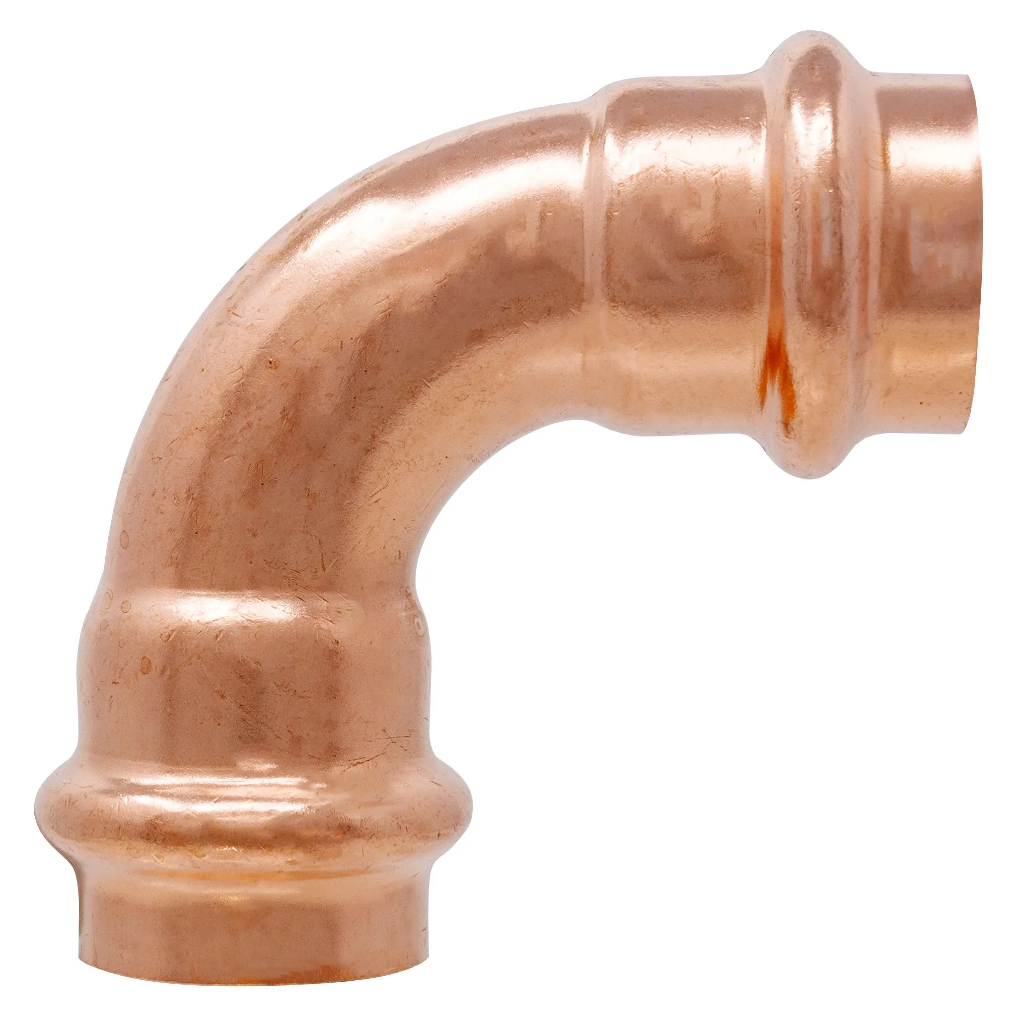 2" Press Copper 90° Degree Elbow Fitting P x P Low Lead ProPress Compatible