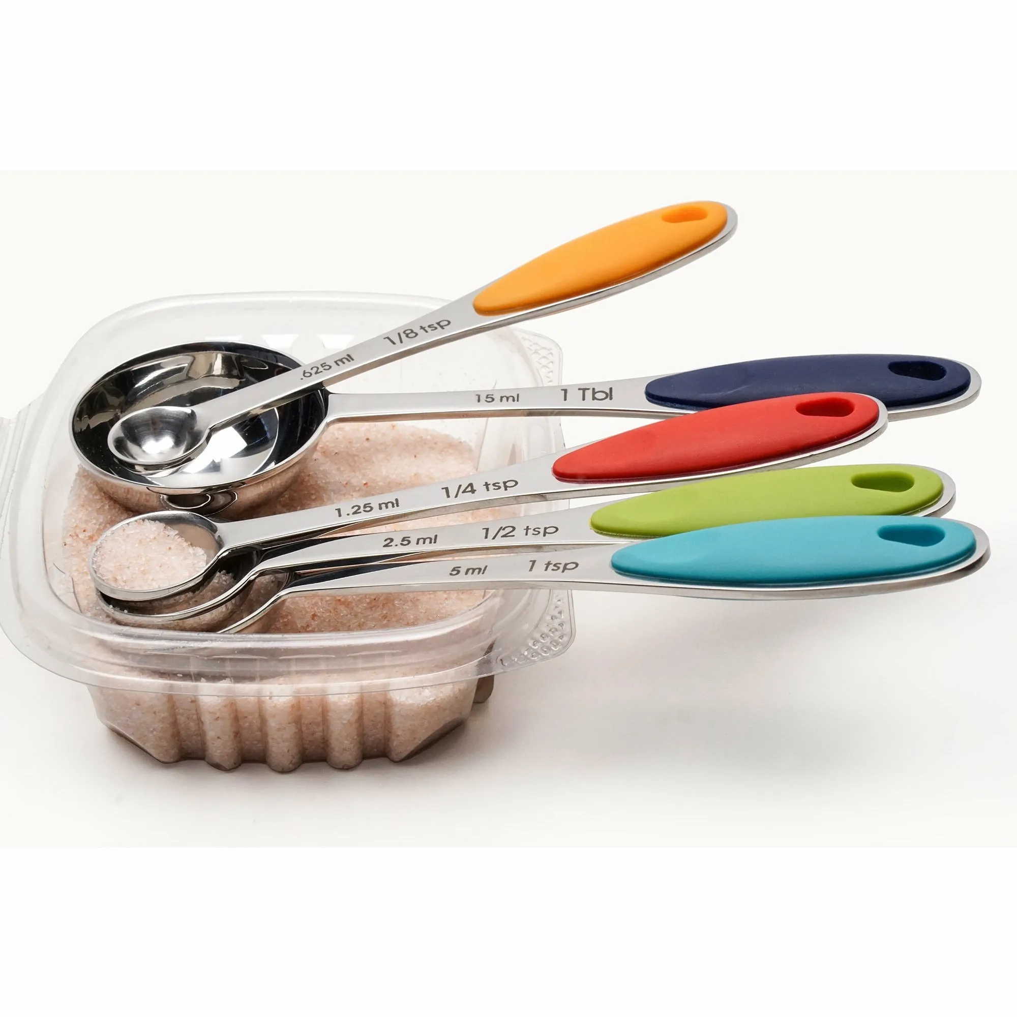 Colored Measuring Spoons S/5