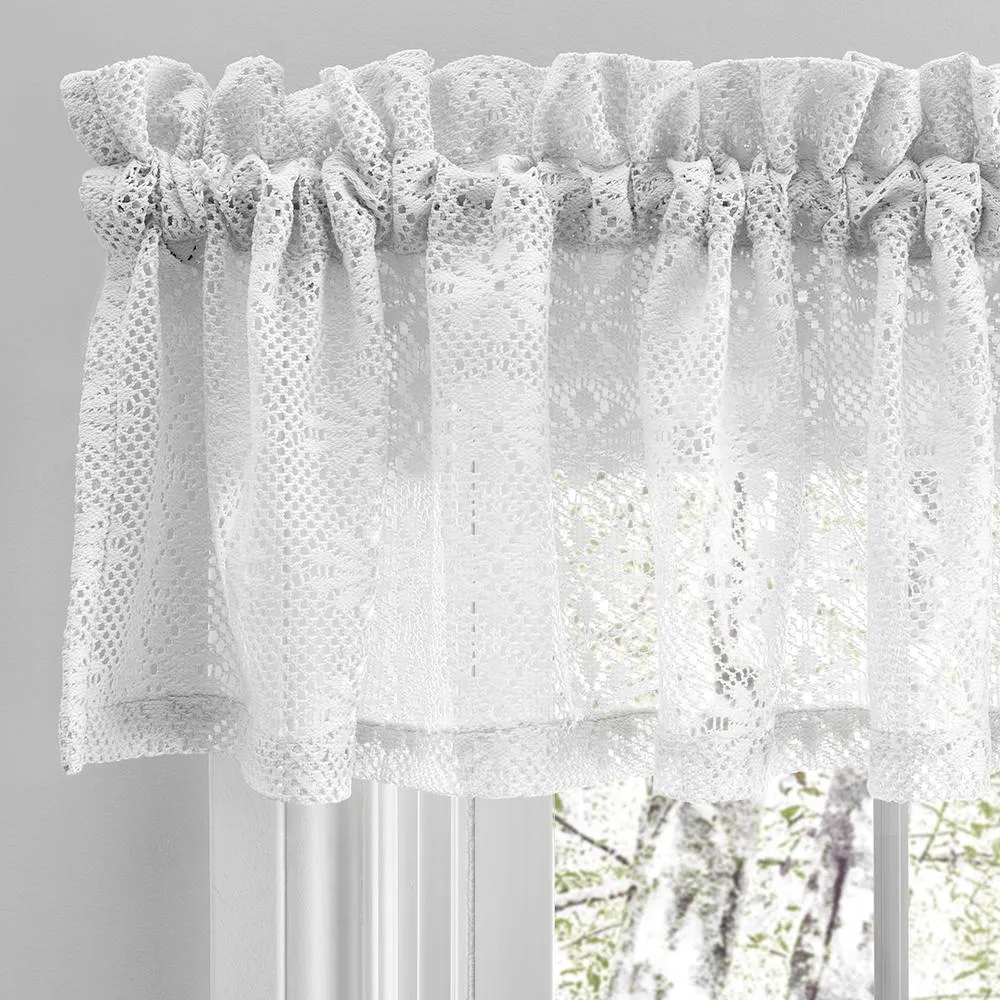 Crochet Lace Kitchen Tiers, Swag and Valance