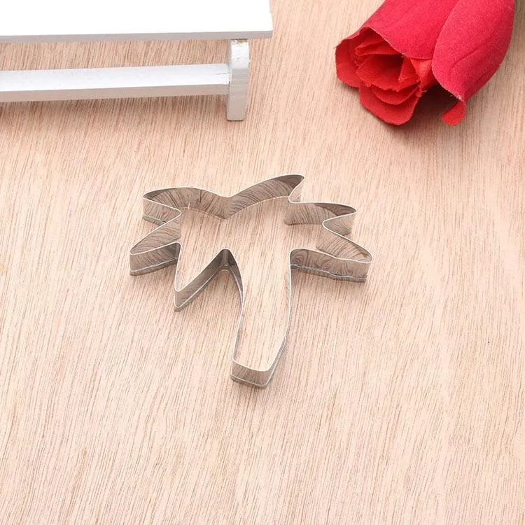 Cute Palm Tree Shaped Eco-Friendly Stainless Steel Cookie Cutter