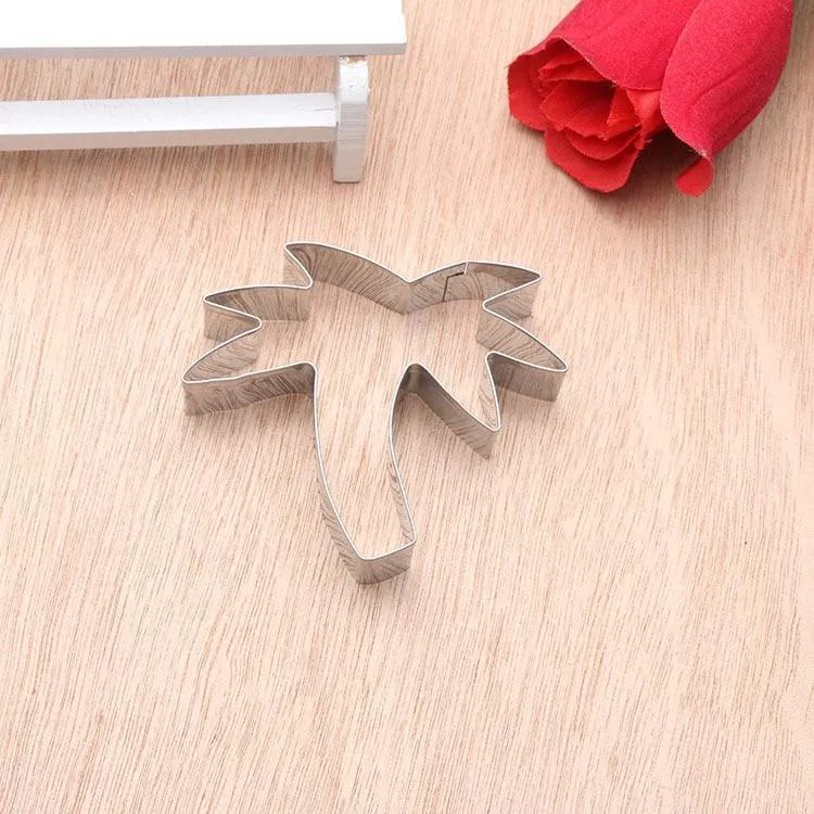 Cute Palm Tree Shaped Eco-Friendly Stainless Steel Cookie Cutter