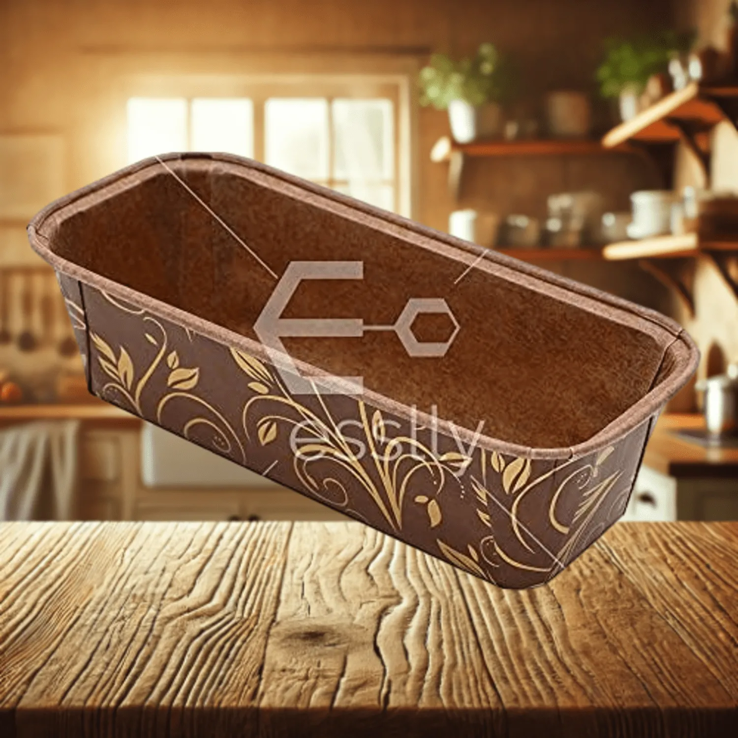 Esslly Rectangular Paper Loaf Pans | For 250 grams bake