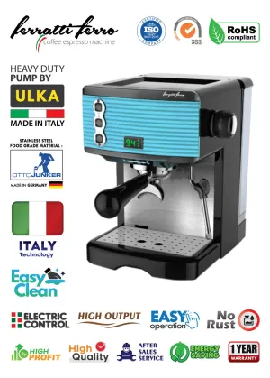Ferratti Ferro Espresso Machine Coffee FCM3601