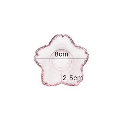 Flower Shaped Glass Salad Bowl