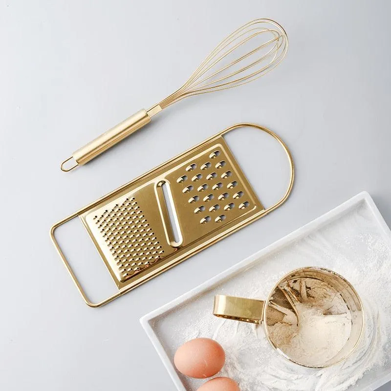 Gold Baking Tool Set