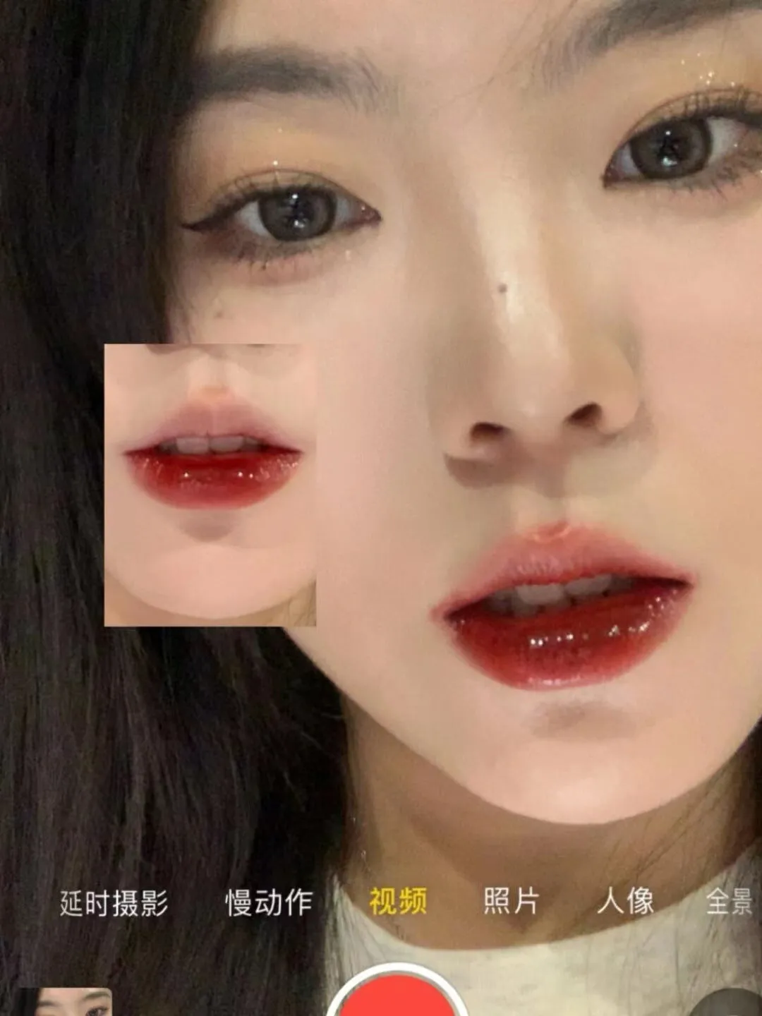 Kapo Winnie Bubble Bear Lip Glaze Water Light Mirror Glass Doodle Lip Glaze Not Fading White Girl Pink Lip Glaze