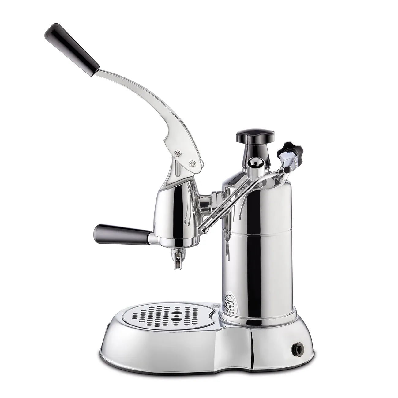 La Pavoni "Stradivari" 16 Cup Professional - Chrome & Black #PSC-16 / Back Order E.T.A  5/24/2024