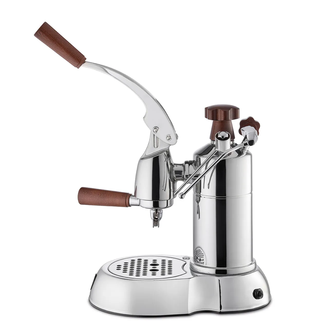 La Pavoni "Stradivari" 16 Cup Professional - Chrome with Wood #PSW-16 / Back Order E.T.A  5/24/2024
