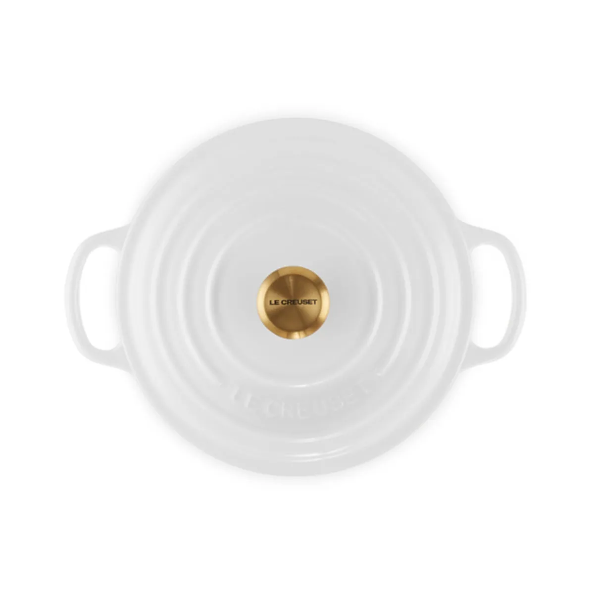 Le Creuset Signature Round Casserole White 26cm