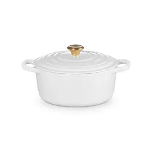 Le Creuset Signature Round Casserole White 26cm