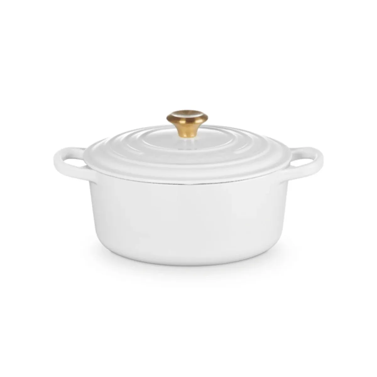 Le Creuset Signature Round Casserole White 26cm
