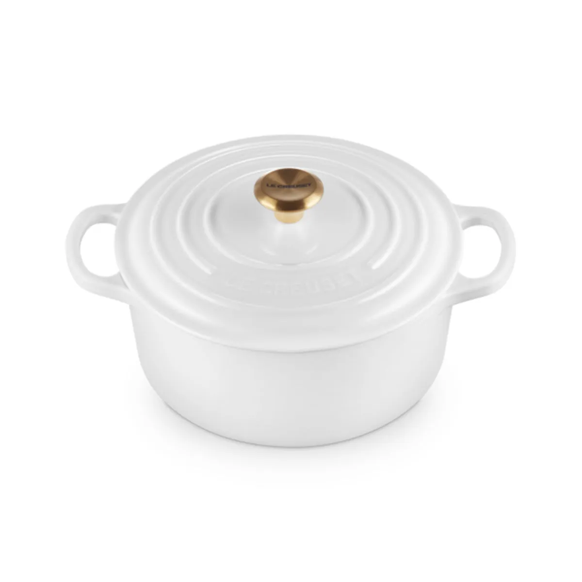 Le Creuset Signature Round Casserole White 26cm