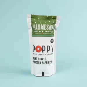 Parmesan & Black Pepper Poppy Popcorn