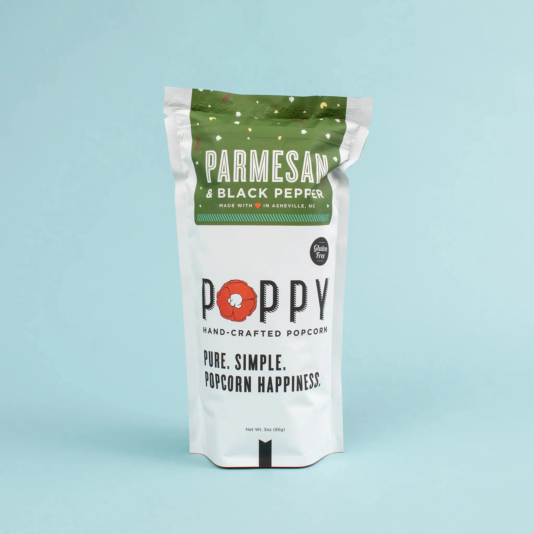 Parmesan & Black Pepper Poppy Popcorn