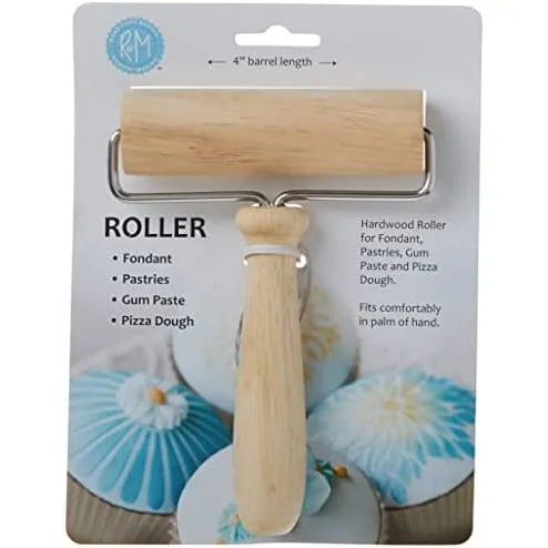 Pastry and Fondant Wood Roller  6"