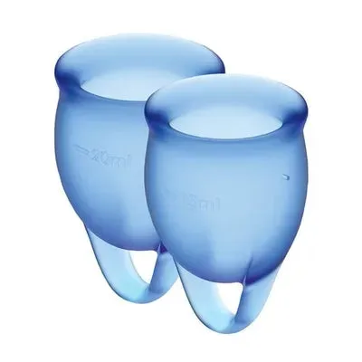 Satisfyer Feel confident Menstrual Cup (Dark Blue)