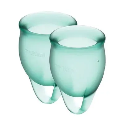 Satisfyer Feel confident Menstrual Cup (Dark Green)