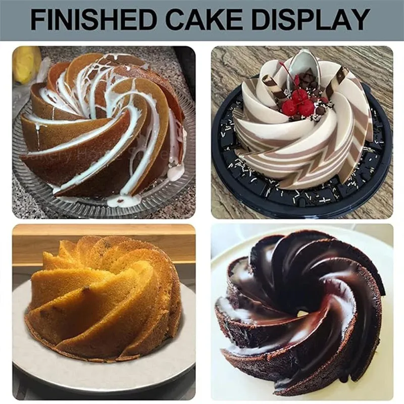 Silicone Cake Molds Set for Easy Baking