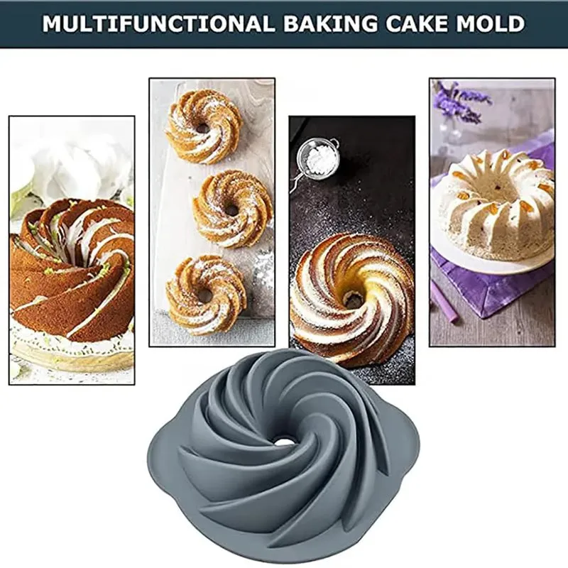 Silicone Cake Molds Set for Easy Baking
