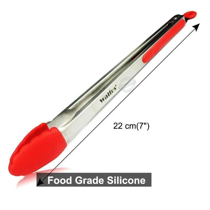 Silicone Serving BBQ Tongs