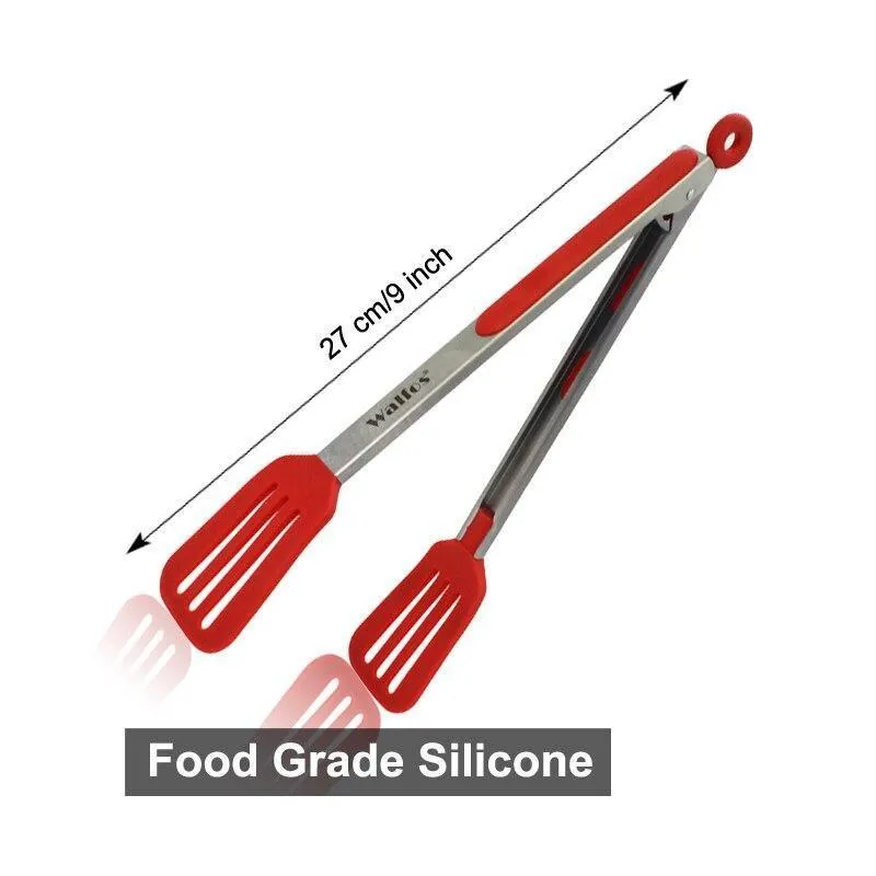 Silicone Serving BBQ Tongs