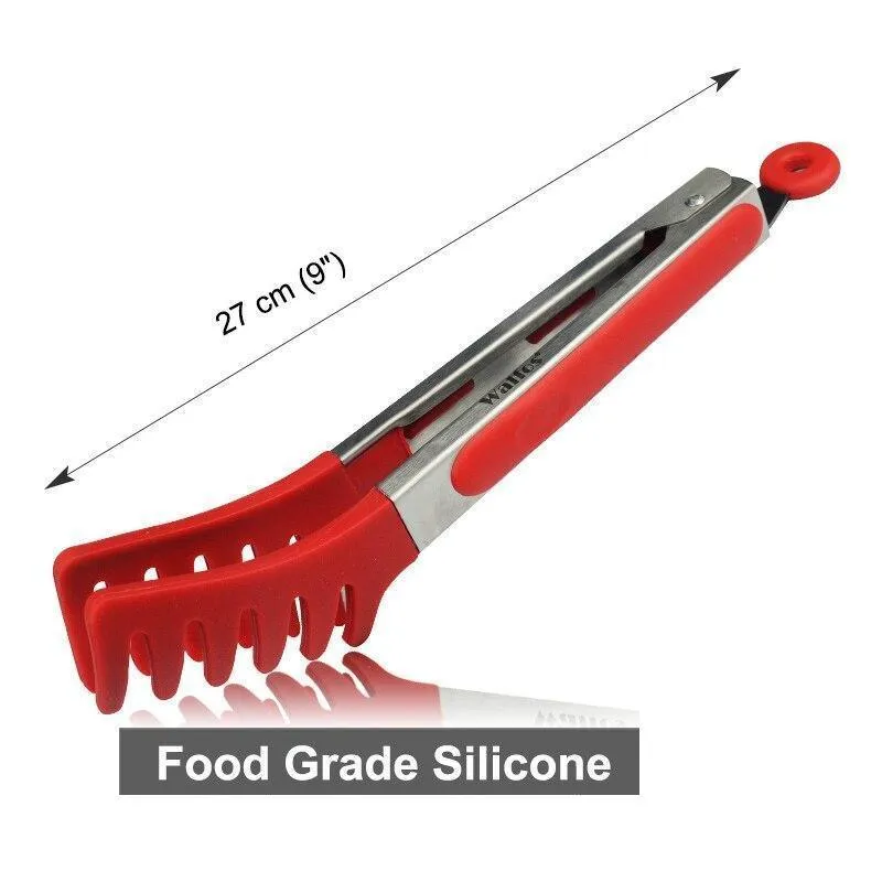 Silicone Serving BBQ Tongs