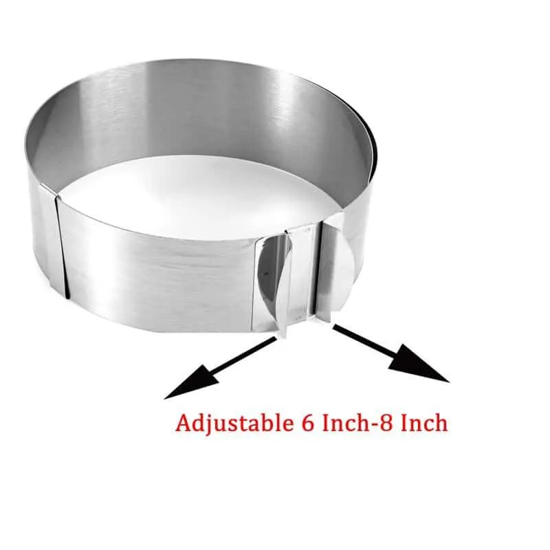 Stainless Steel Adjustable Baking Ring