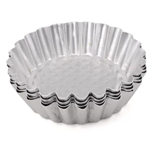 Stainless Steel Cupcake Molds Set