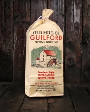 Stone Ground Unbleached White Grits 2LB