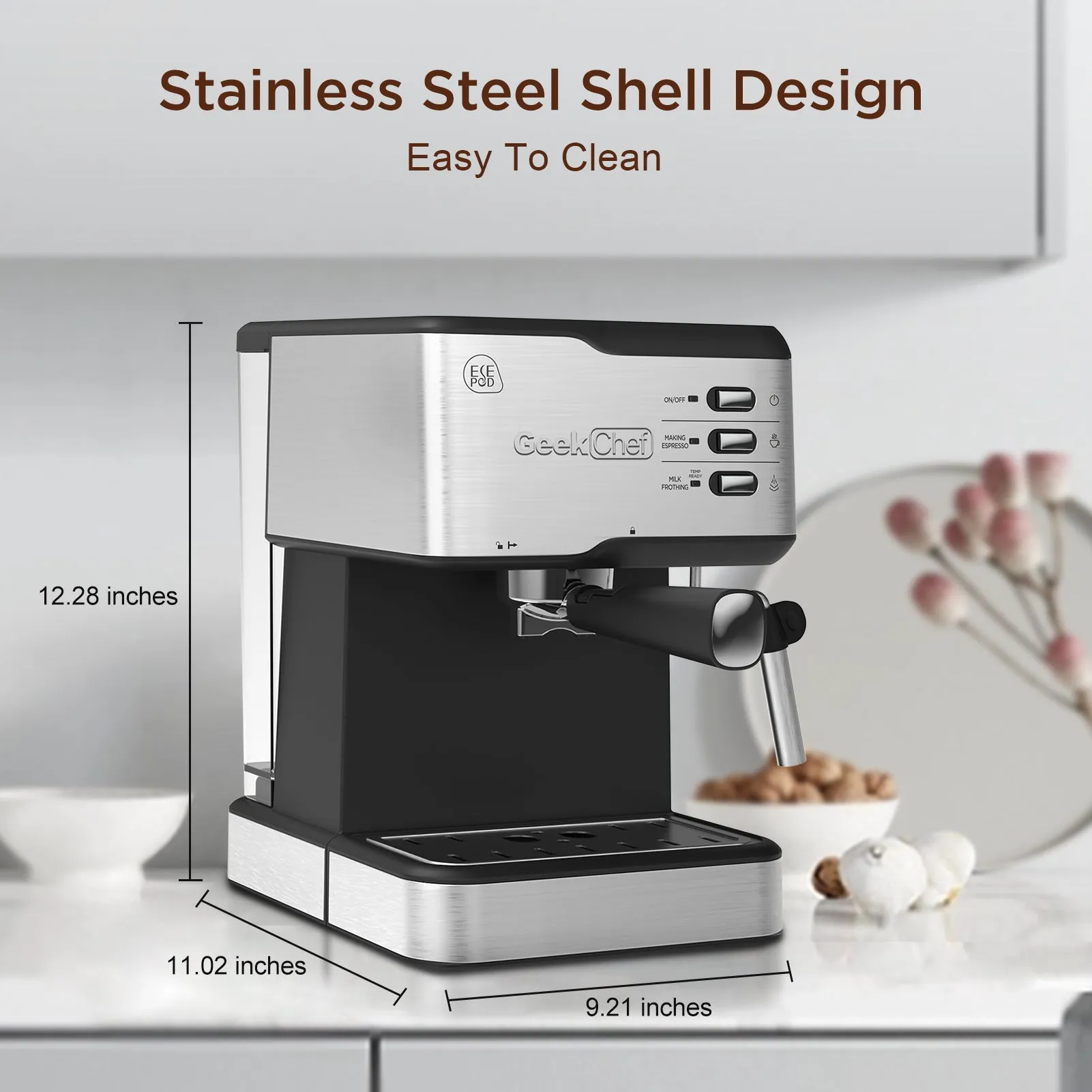 The Geek Chef Espresso Machine