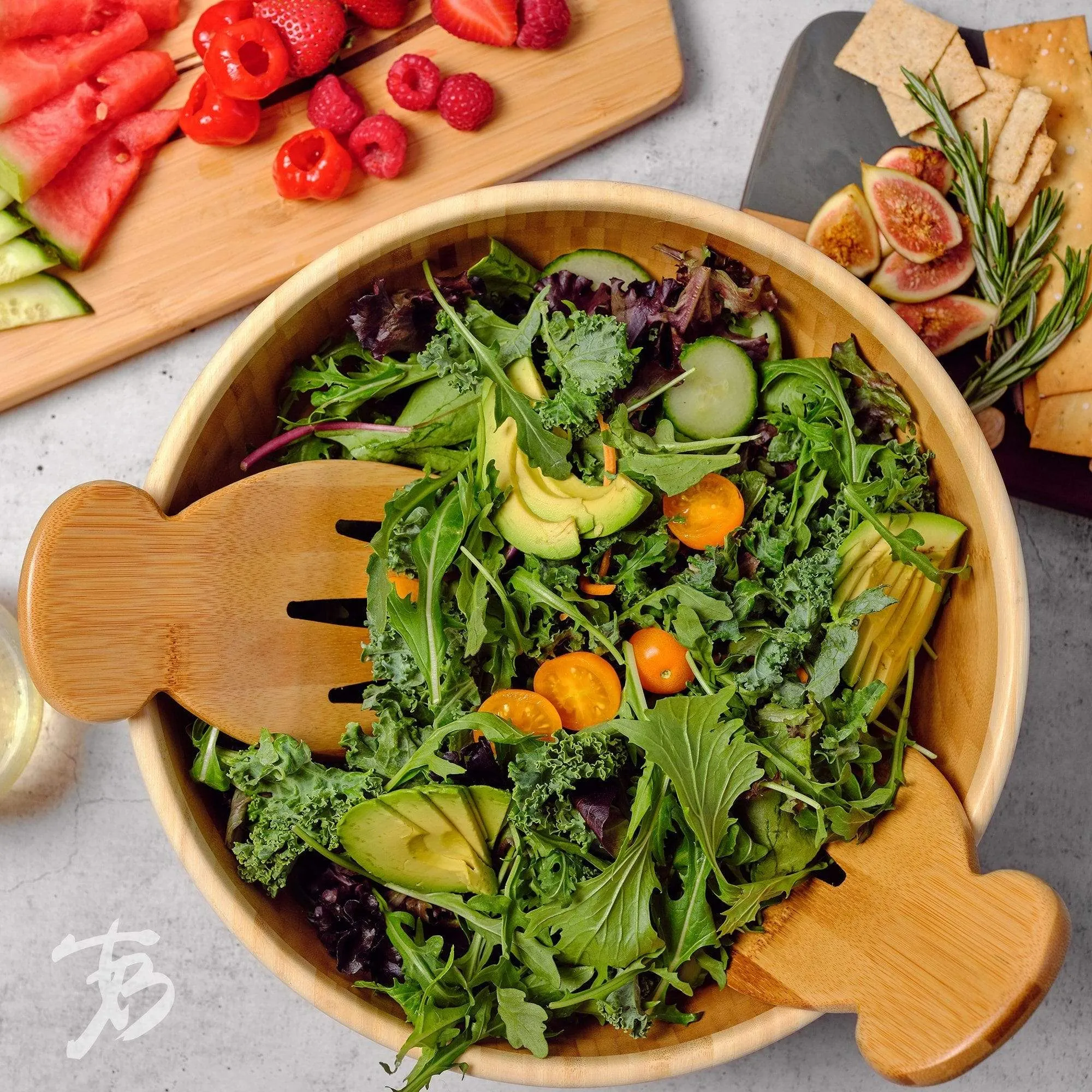 Totally Bamboo "Hawaiian Islands" Salad Hands