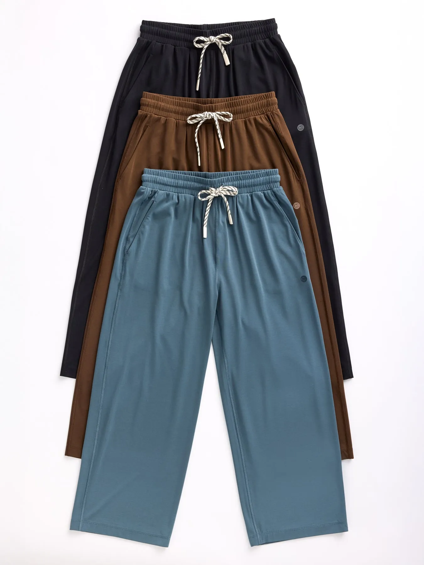 Women's Studio Cropped Wide Leg Pant