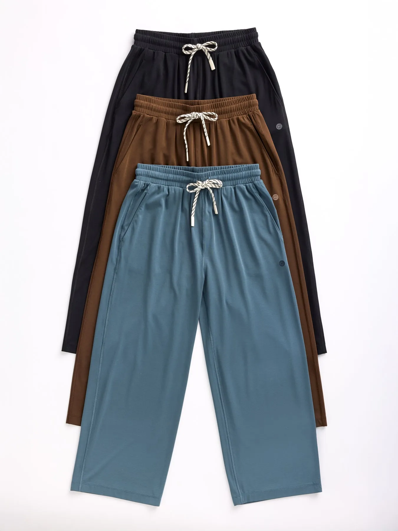 Women's Studio Cropped Wide Leg Pant