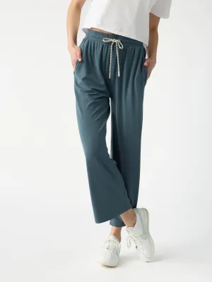 Women's Studio Cropped Wide Leg Pant